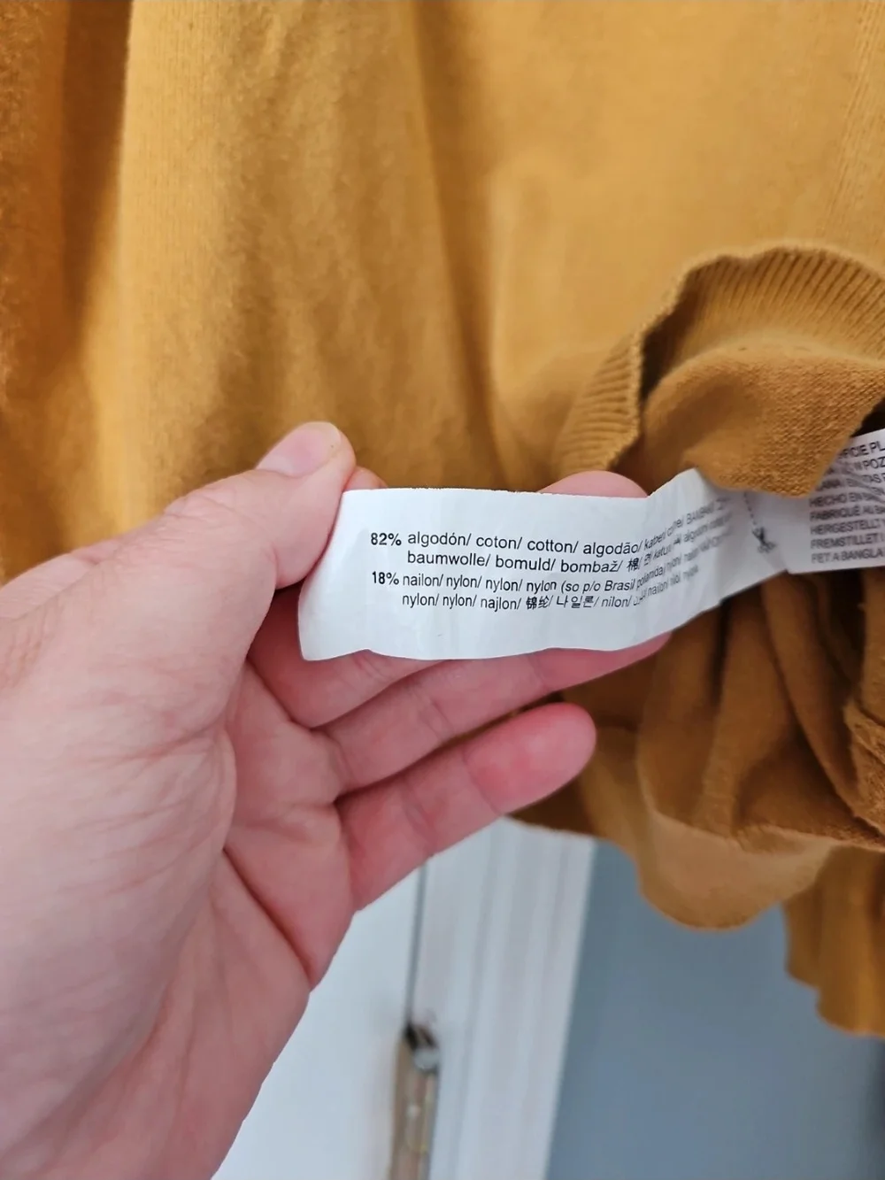 Zara Mustard Crewneck Sweater